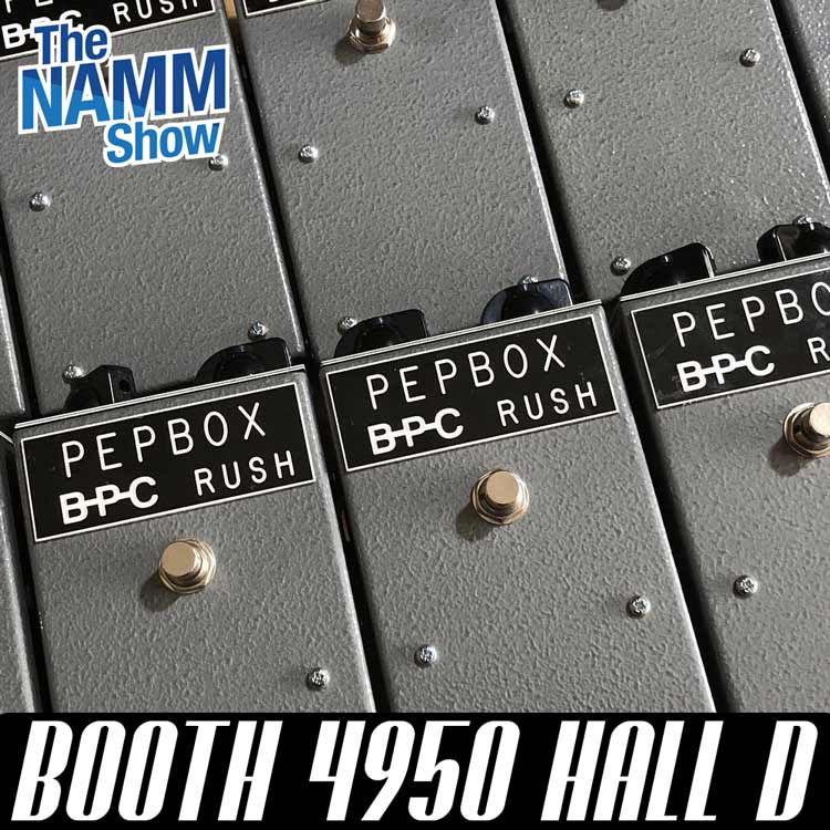 The British Pedal Company are coming to NAMM 2023